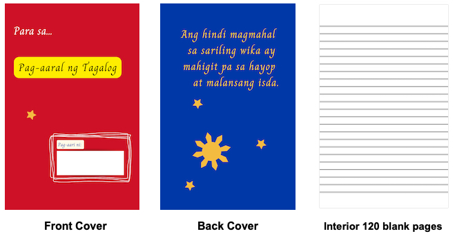 Tagalog notebook for learning